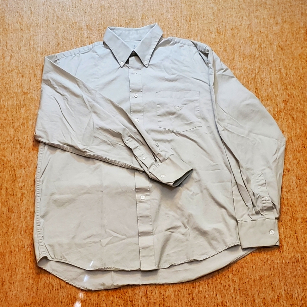 IZOD Men's Large Long Sleeve Button Down